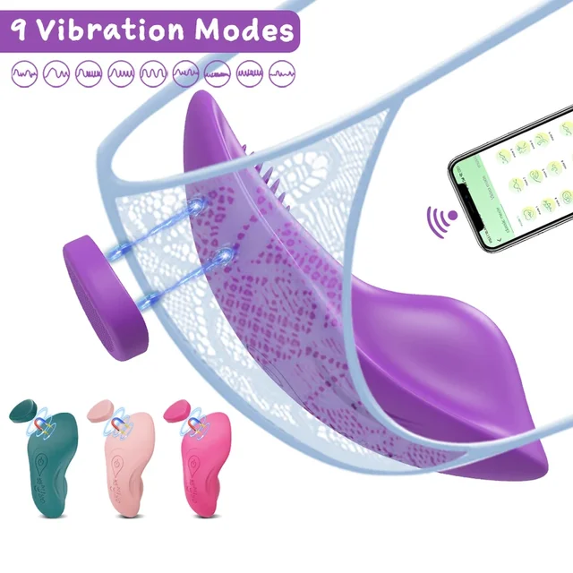 APP Tragbarer Vibrator für Frauen Bluetooth-Steuerung Ei Klitoris Stimulator Magnetisches Tragen Vibrierender weiblicher Masturbator Sexspielzeug Erwachsene 1