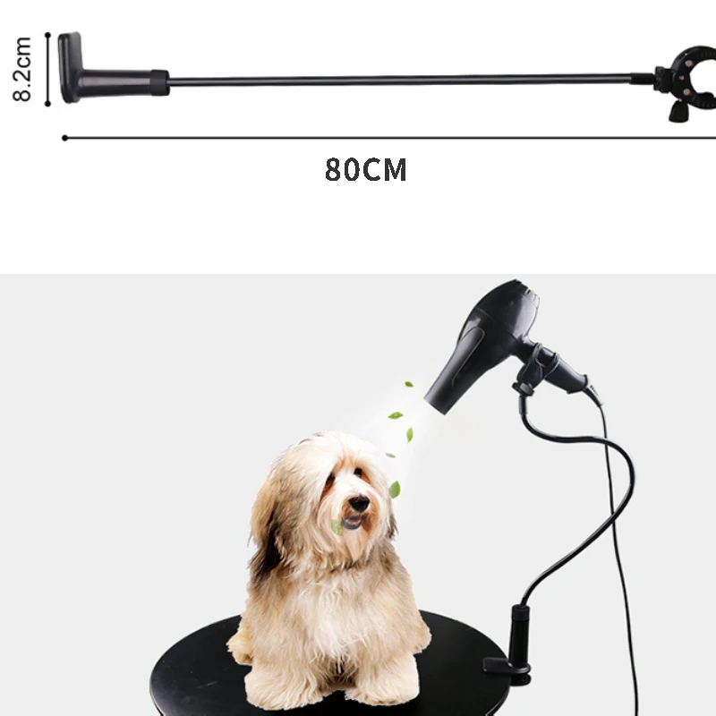 Hair Dryer Pet Hair Dryer Pet Dog Cat Hair Dryer Holder Grooming Table Hair Dryer Clamp for Pet dogs 360 Degree Adjustable Foldable Clips Stand