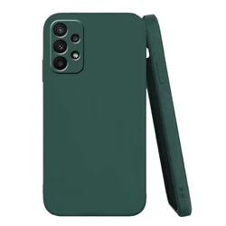 Samsung Galaxy A Series Soft TPU Phone Case Cover - Samsung M32 4G (Black Green)