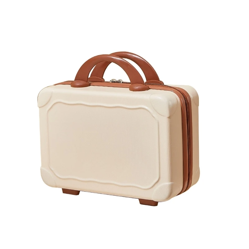 

14 inch Suitcase Travel Toiletry Cosmetic Bag Multifunctional Storage Makeup Bags Hand Luggage Organizer with Handle