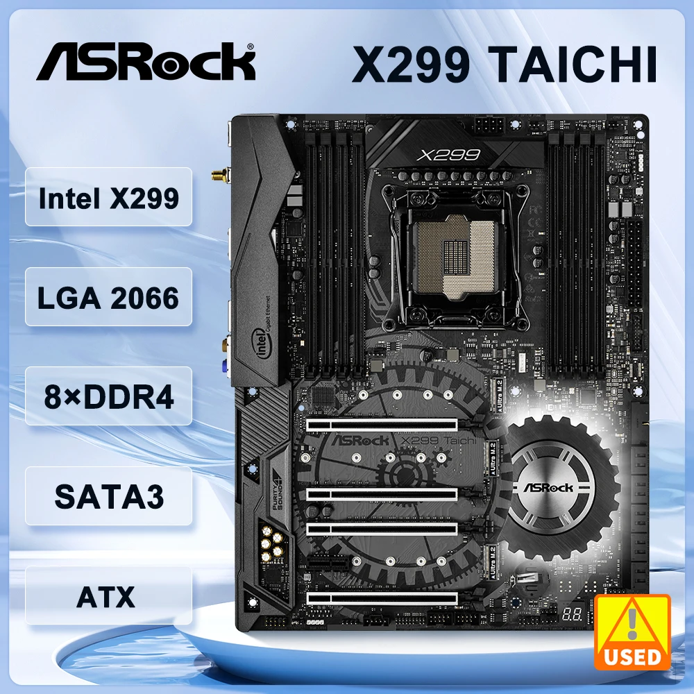 ASRock X299 Motherboard X299 Taichi LGA 2066 support 9800X