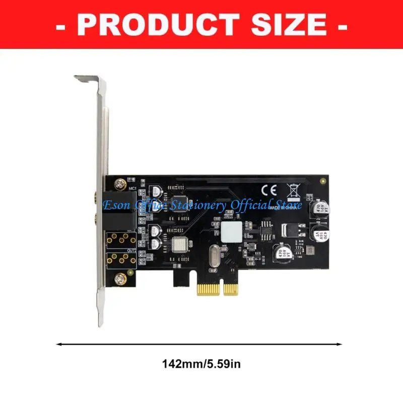 32Bit 및 AI 소음 감소 기능을 갖춘 G8DC CM6646X1 스튜디오 외부 사운드 카드