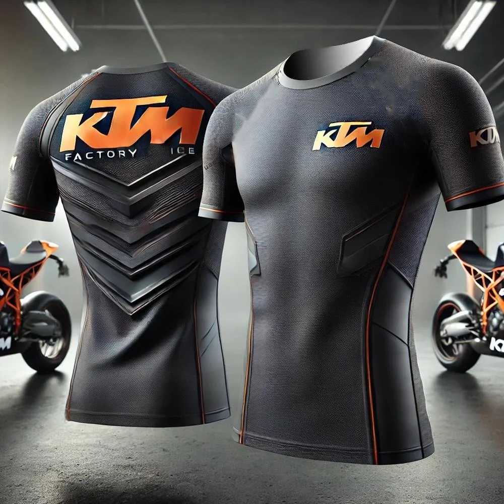 TECH3 2026 여름 MotoREX KTM RC16 라이더 크롬 글로우 스피겔러 저지 레이싱 팀 Prix 캐주얼 티셔츠 성인 유니섹스