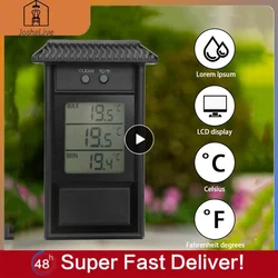 1~8PCS Digital Thermometer Home Indoor Outdoor Temperature Monitor -20~50℃ Maximum And Minimum Thermometer For Garden Greenhouse