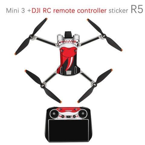 Stickers for DJI Mini 3 Pro Skin Scratch Resistant Waterproof for DJI RC Remote Control Sticker Accessories