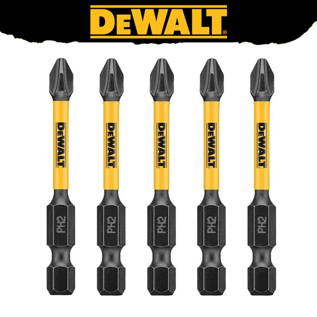DEobcut-Lot d'embouts électriques pour perceuse à percussion, tournevis emballé, embouts à usage spécial, outil électrique, accessoires de rêve, PH2, 57mm, 5 pièces 1