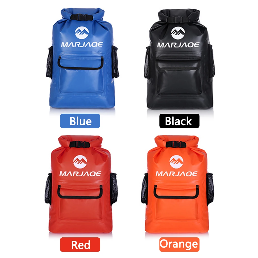 MARJAQE 22L Waterproof Outdoor Camping Backpack Trekking Travel Rucksacks Rafting Hiking Trekking Mountaineering Dry Bag Foldabl