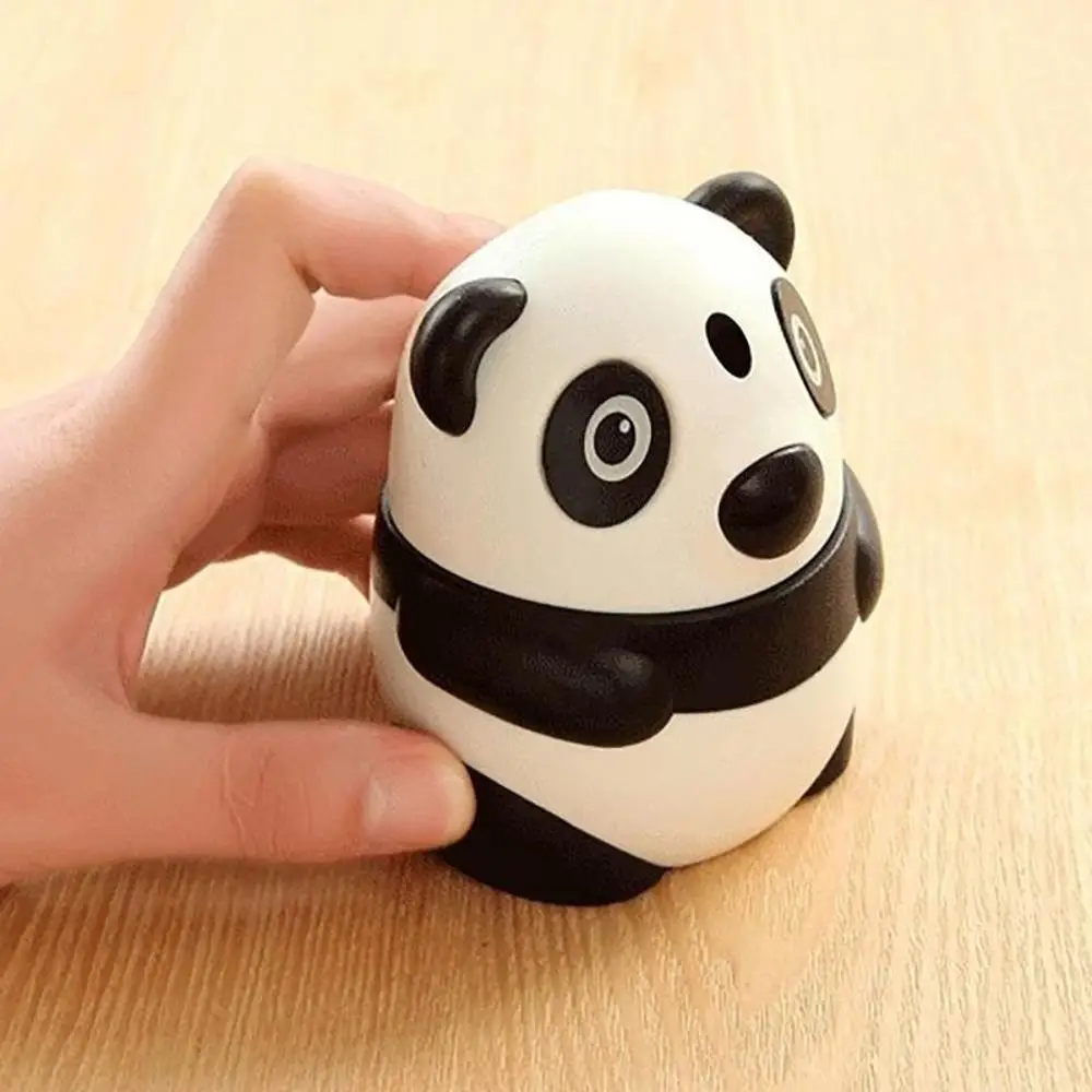 New Panda Automatic Toothpick Box Hand Pressure Type Fashion Toothpicks Extinguishers Cute Cartoon Table Plastic Toothpick Cans