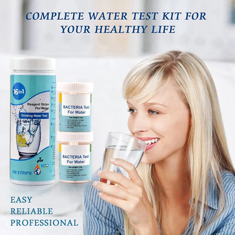 Comprehensive 17-In-1 Home Water Quality Test Kit