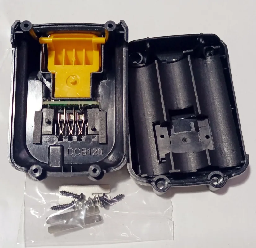 

For Dewalt 12V Li-Ion Rechargeable Battery Case Plastic DCB120 DCB100 DCT410S1 DCT414S1 DCF815 DCF813S2 DCL510 Shell