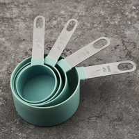 8PCS Measuring Cups Spoons Set For Baking Cake Pastry Cooking Utensils Stainless Steel Handle Kitchen Tools Accessories Gadget 3