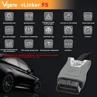 vLinker FS ELM 327 USB FORScan OBD2 Automotive Scanner OBD2 Car Diagnostic Tools MS/HS CAN OBDII Interface Tools For Maz-da 2