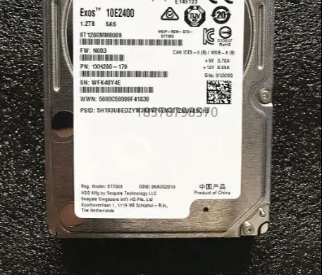 For ST1200MM0009 1 2T 10K 2 5 12GB SAS server hard drive