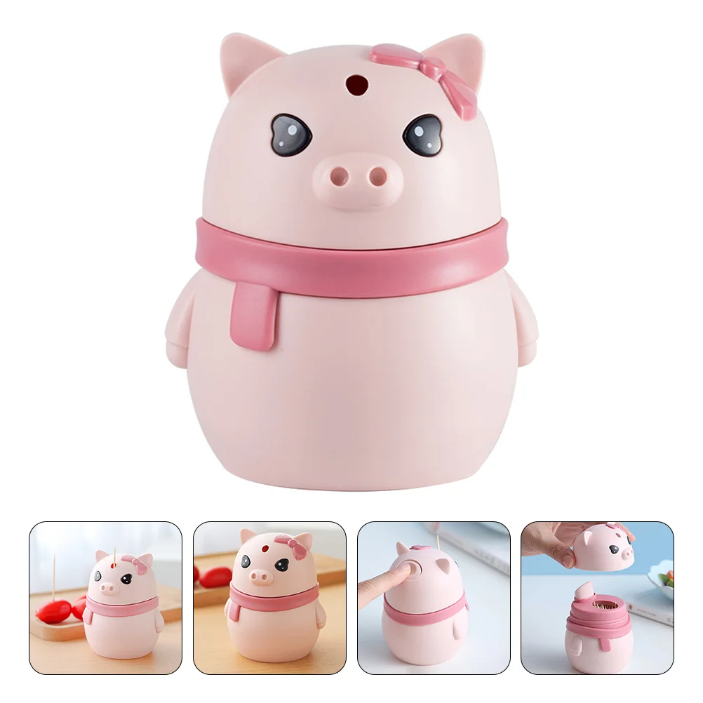 

Toothpick Holder Dispenser Automatic Toothpick Dispenser- Toothpicks Storage Box for Kitchen Restaurant ( )