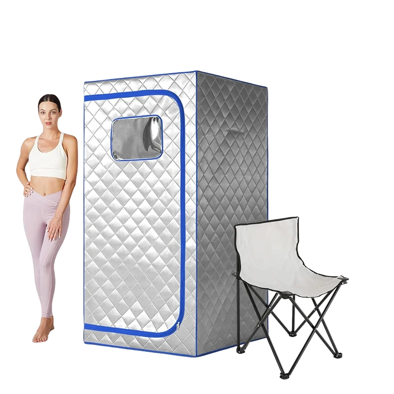 

Portable Infrared Sauna Full Size Far Infrared Sauna Separate Heating Foot Pad Home Saunas for Relaxation Detox