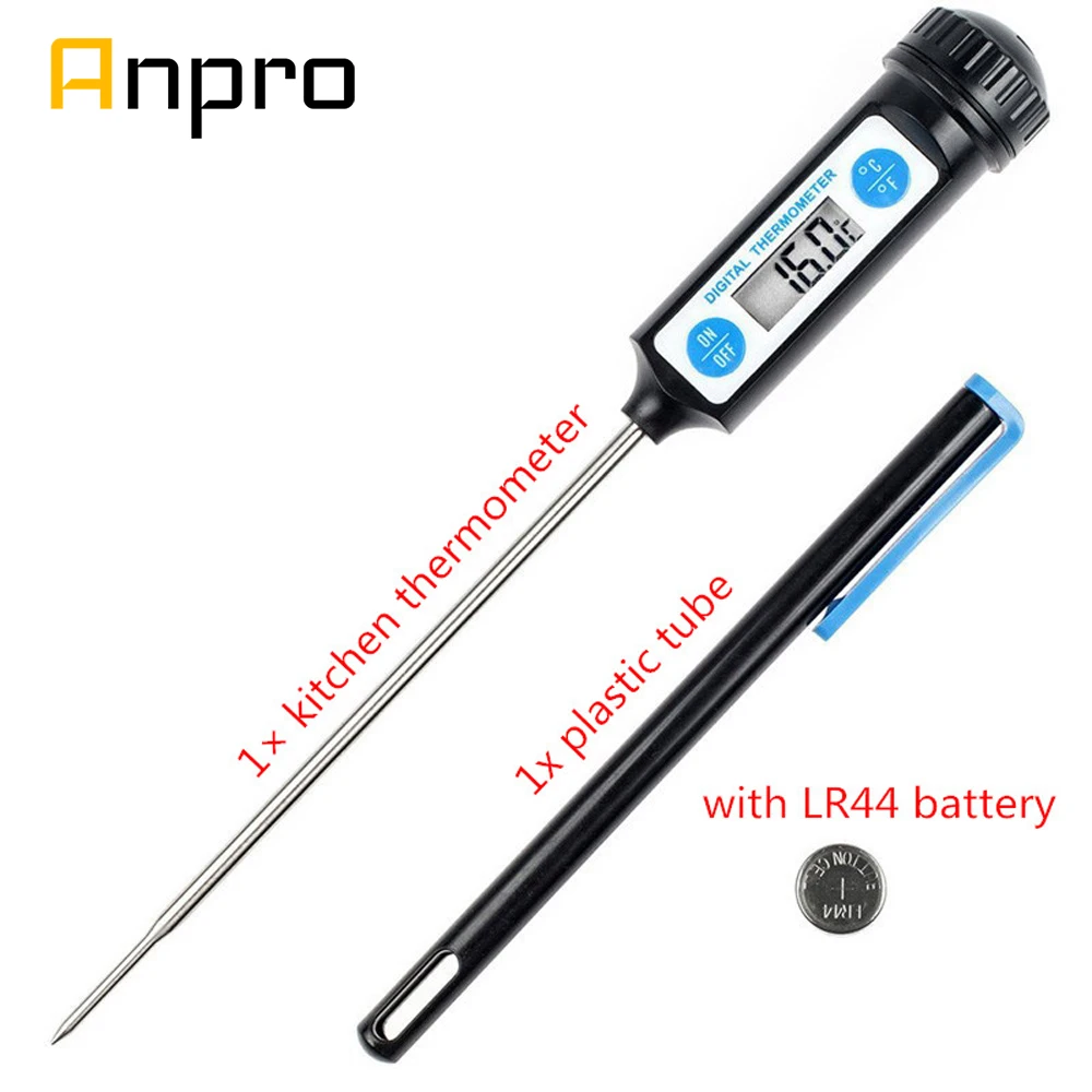 Anpro Electronic Digital Food Thermometer Cake Candy Fry BBQ Cooking