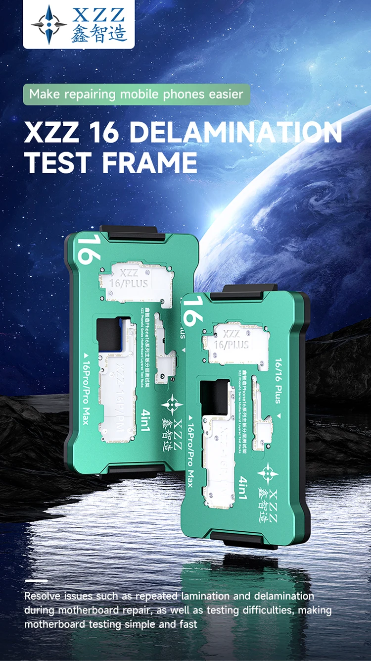 XZZ 16 Series 4-in-1 Motherboard Layered Test Fixture for iPhone