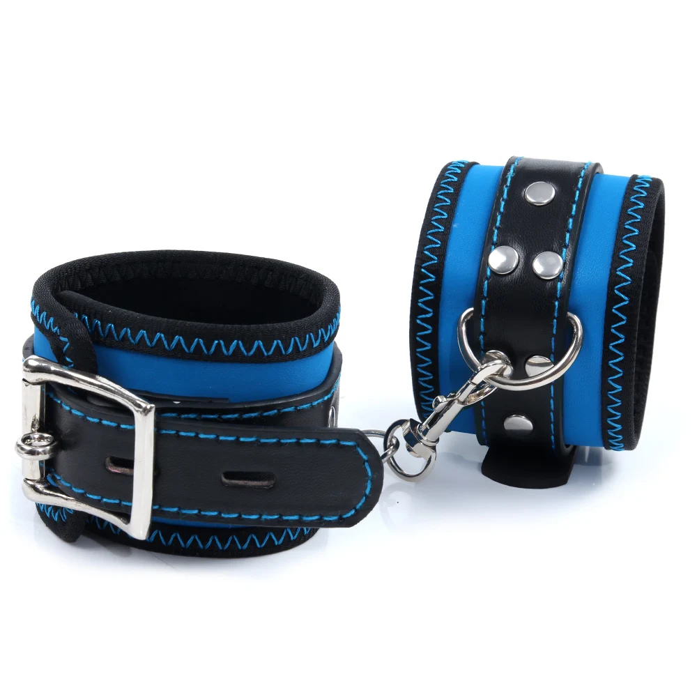 Locking Buckle BDSM Bondage Handcuff Restraints Erotic Shackles SM Flirting Games Supplies Exotic Accessories For Couples