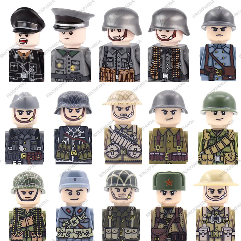 Ballade Resonate Saks Lego Ww2 Soldiers Soviet Army | Lego Ww2 German Soldier Army - Ww2 Military  Building - Aliexpress