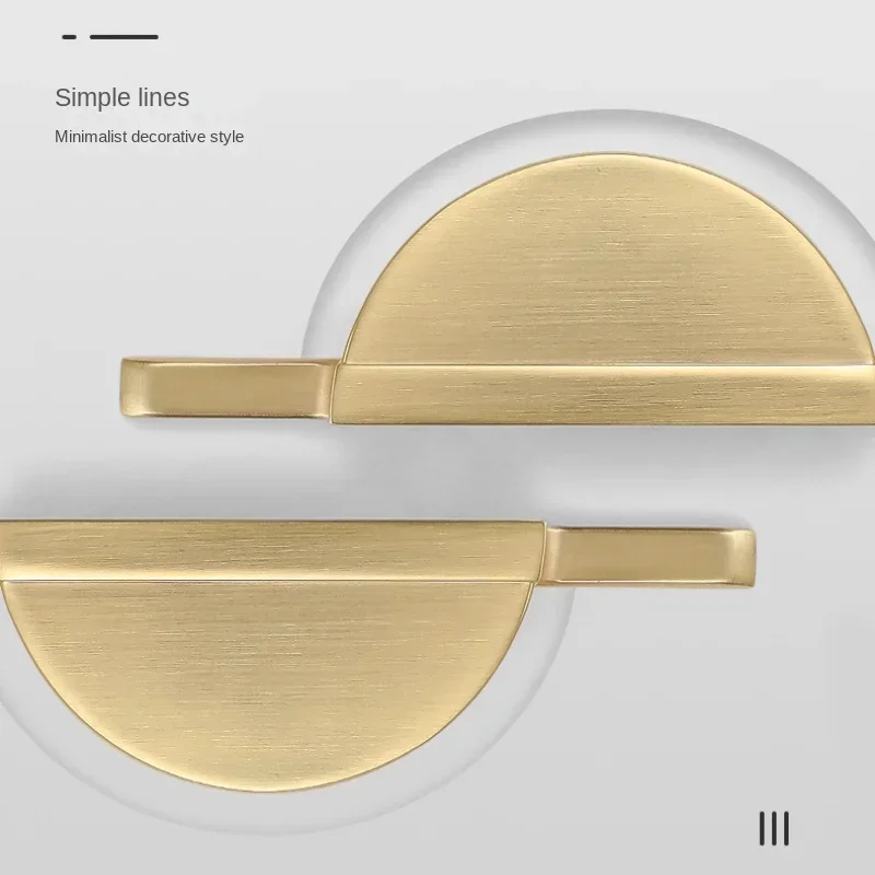 New Simple Cabinet Door Knobs Zinc Alloy Cupboard Handle Home Room Wardrobe Handles Furniture Door Pulls