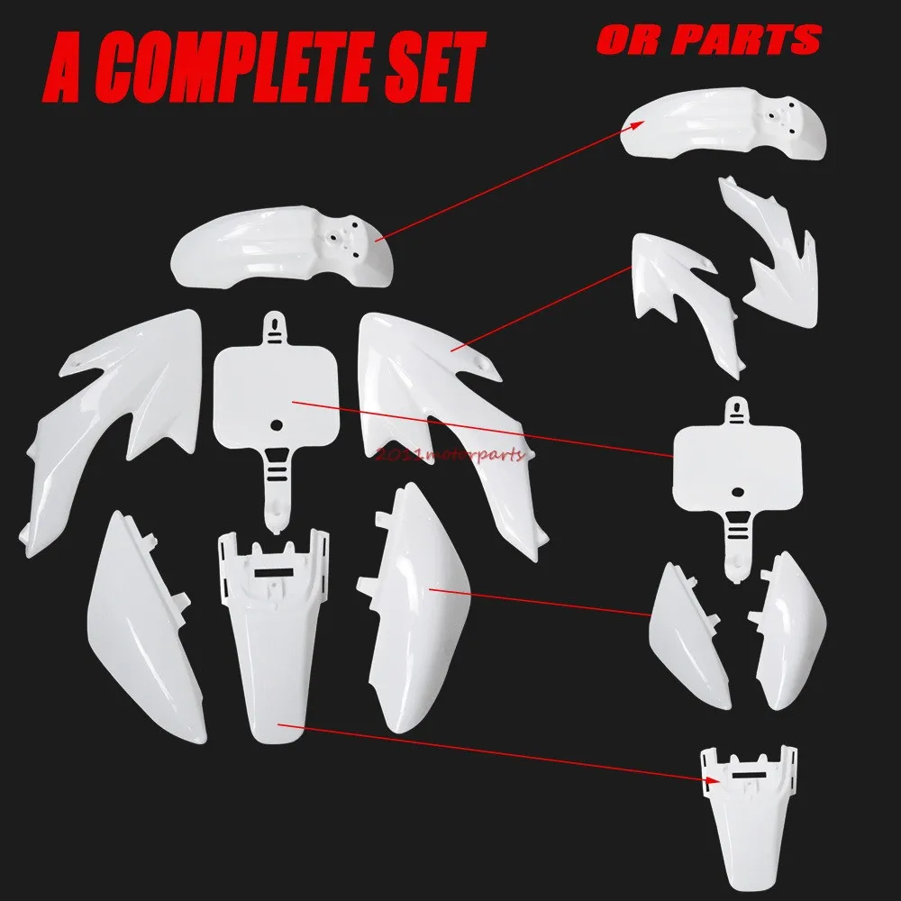 

Plastic Number Plate Replacement for Honda CRF50 XR50 SDG SSR Pro 50cc 110c 125cc Dirt Pit Bike