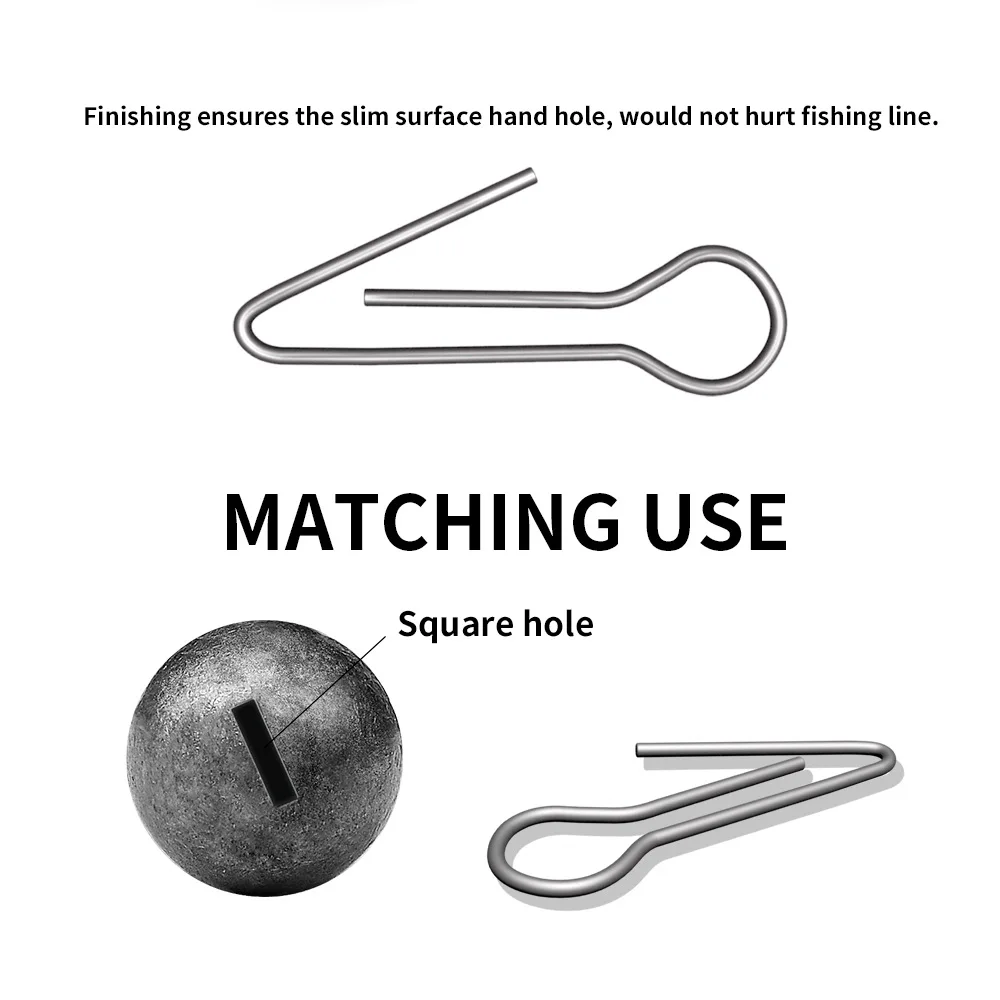 10/20Pcs Fishing Counterweight Lead Sinker Crank Hook Lead Block 3G-21G Fishing Hook Connector Soft Bait Weighting Tool