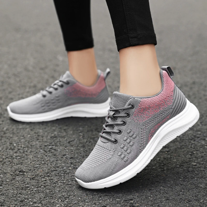 Flat Soft Sole Sneakers Tennis Female Shoes for Women Spring Autumn