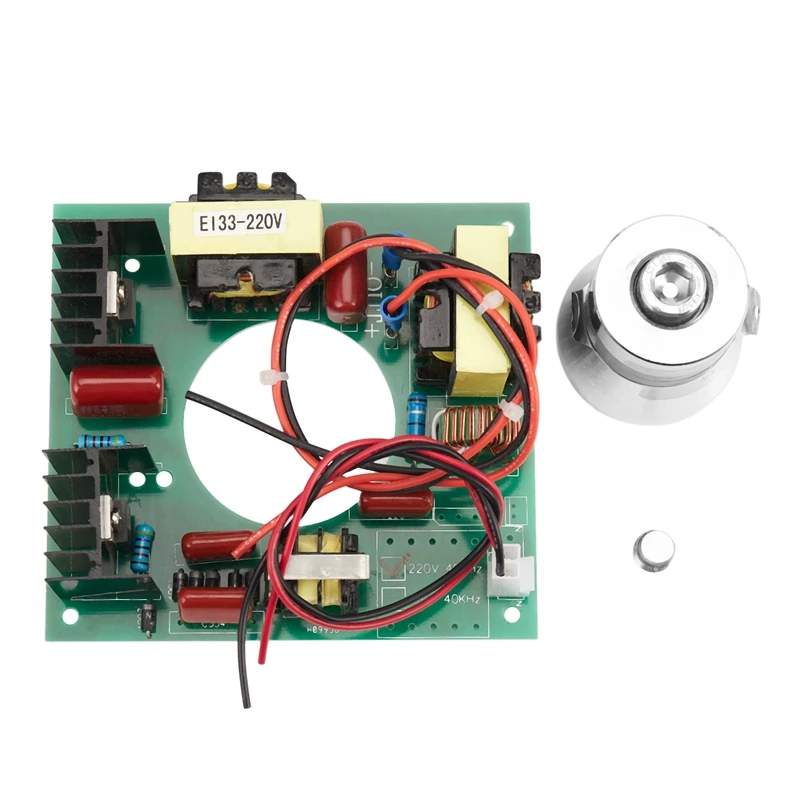 220V 50W Ultrasonic Generator Power Supply Module + 1Pc 40Khz