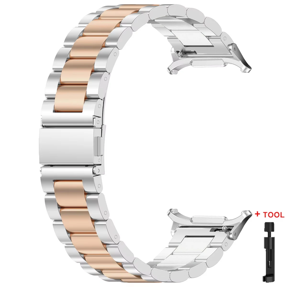 Stainless Steel Quick-Release Bracelet Replacement Wristband