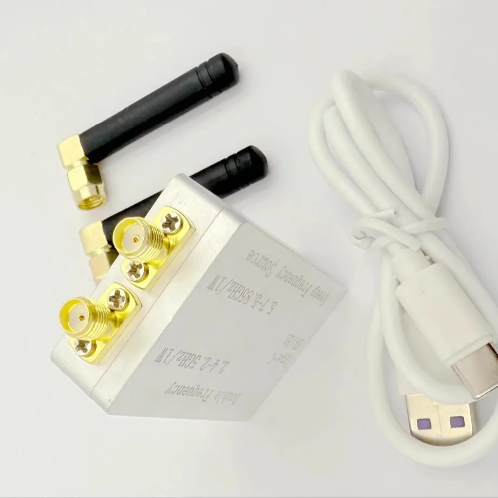 듀얼 안테나 1W 출력 전력 2.4GHz / 5.8GHz 이중 주파수 스윕 소스