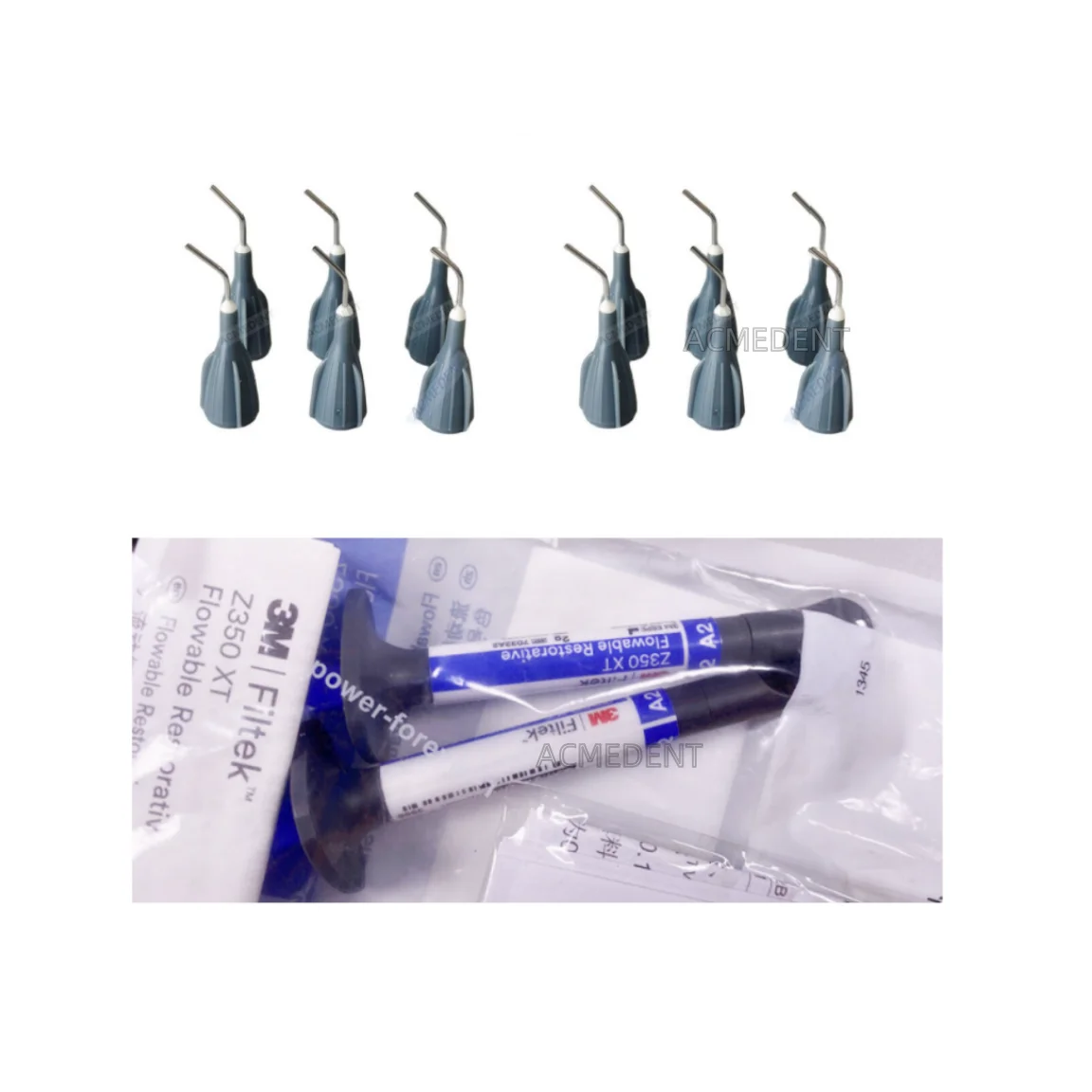

Dental Delivery Tips Flow Composite Resin Syringe Conveyor Flowable Tip Fits Filtek Z350 3M
