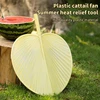 1/5PCS Chinese Style Fan Retro Plastics Fan New Summer Cooling Hand Fan Art Cool Leaf Fan Home Decorations 1