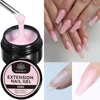 BORN PRETTY Quick Extension Nail Gel Polish Pink Nude Milk White Gel Soak Off UV Semi Permanent Nails Art For Manicure Tool 1