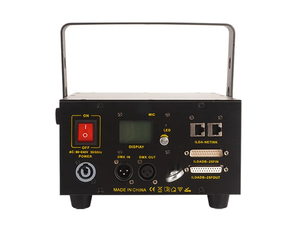 APP Control ILDA 3D Animation Laser Light 2W 3W 4W RGB Stage Scanner Projector E