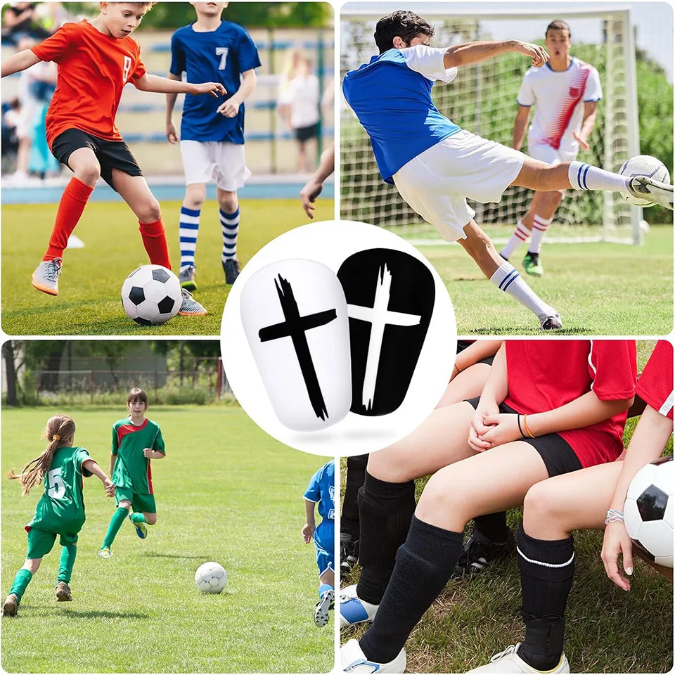 Shin Guard Pads Soccer Shin Guards 1 Pair Mini Football Shin Pad Soccer Training Leg Guard Protective Equipment Wear-resistant Shock Absorbing Leg Protect Loogdeel