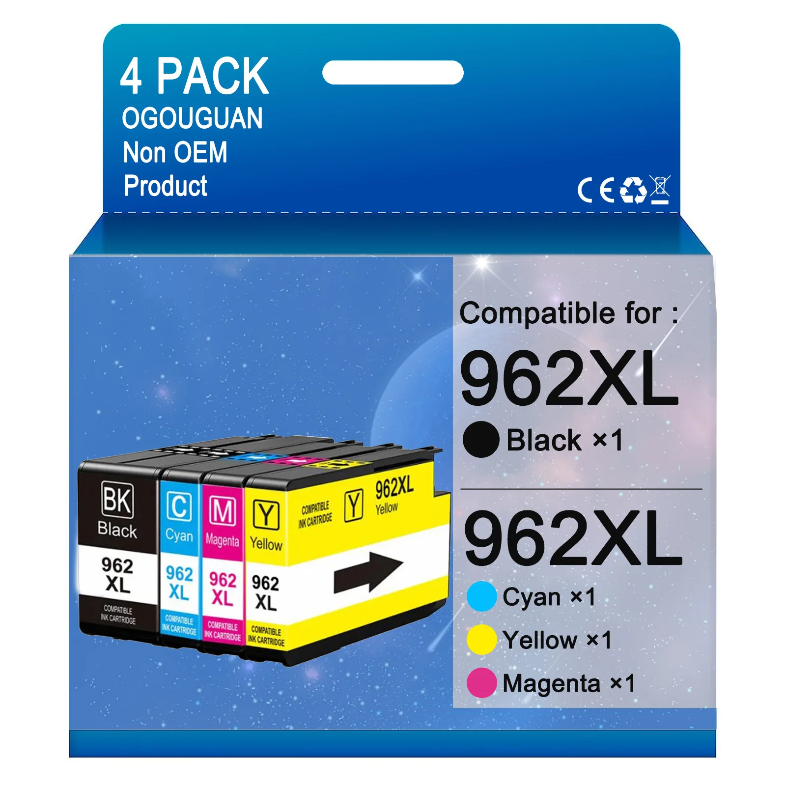 

chip 962 963 964 965 Ciss Ink Cartridge For HP OfficeJet Pro 9010 9012 9013 9014 9015 9016 9018 9019 9020 9022 9023 9025 9026