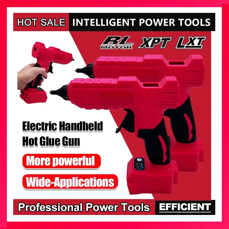 For Milwaukee Electric Hot Melt Glue Gun 18V Li-ion Battery DIY Hot Melt Glue Gu