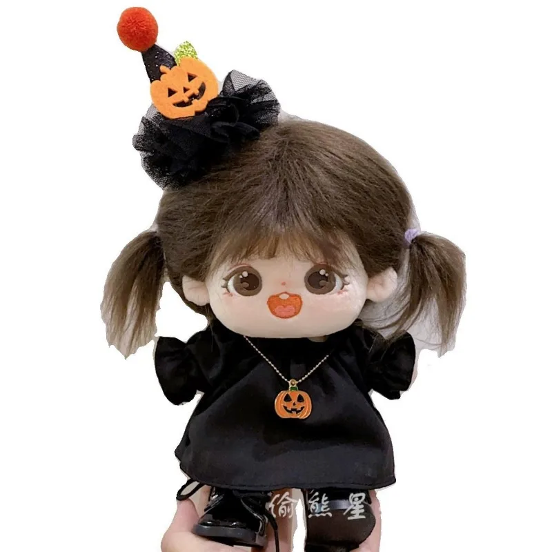 20cm Baby Clothes Stock Halloween Set Christmas Hairpin Hat Elf Skirt Cotton Doll Clothes 5