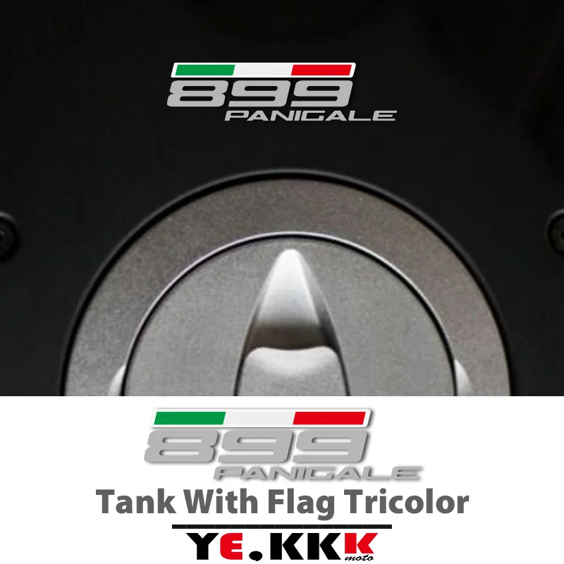 1 Sticker For DUCATI 899 SP EVO Panigale S Monster Tank Flag Tricolor Sticker Decal Customization