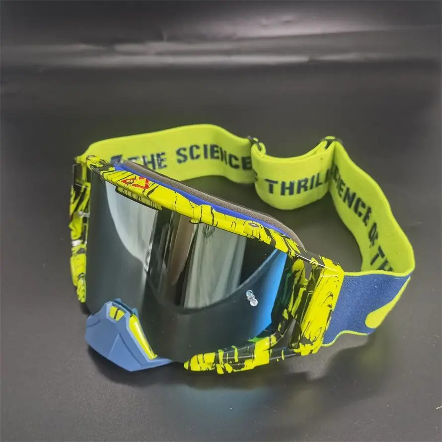 Motocross Brille 6,5 Doppelschicht Anti Fog Radfahren Brille Gafas Para Maske Motorrad Motorrad Helm Brille für Männer – Detail 6