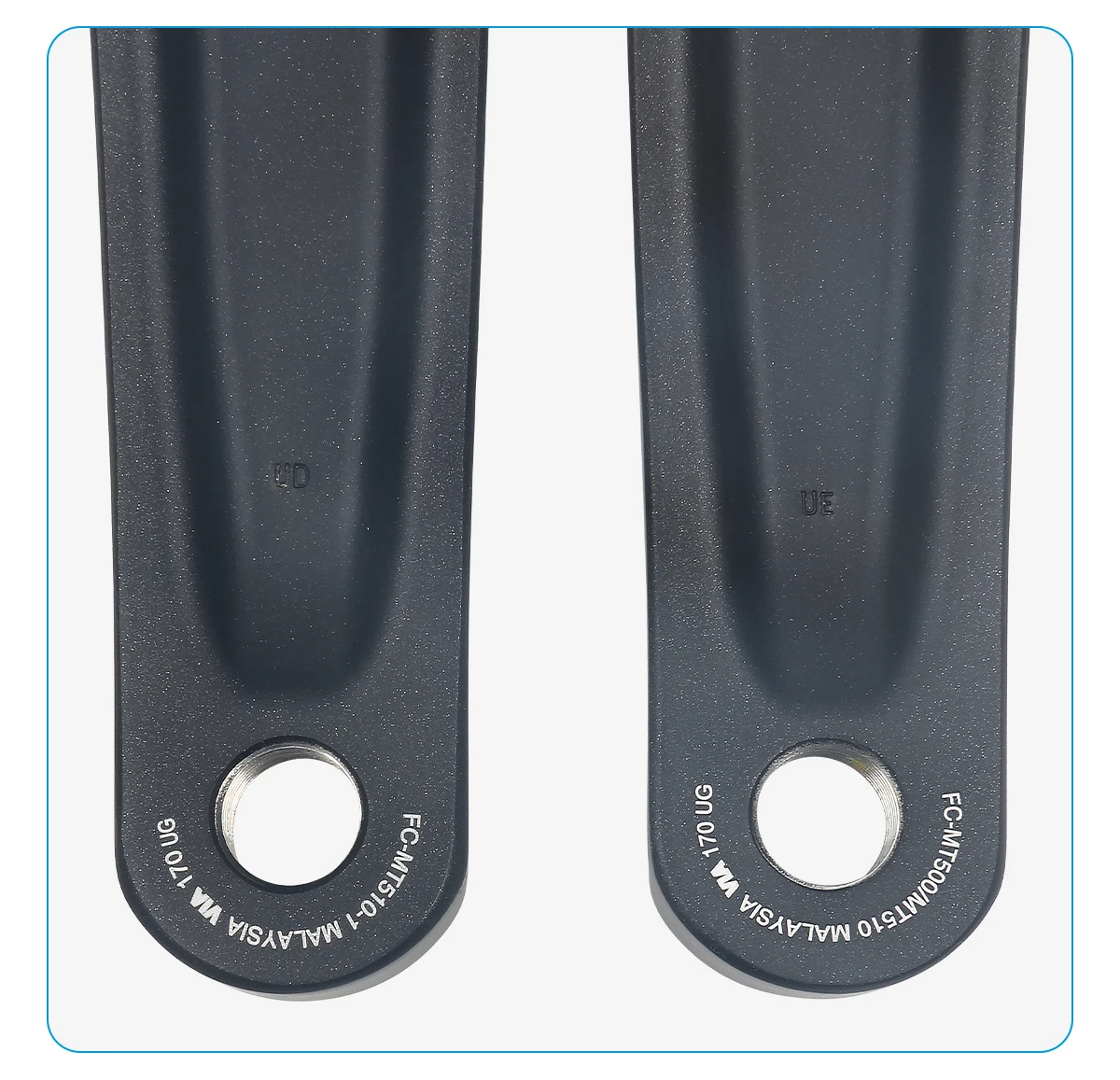 Shimano Deore SLX MT510 MTB Kurbelgarnitur 10 10 11 12 Geschwindigkeit Mountainbike Kerze Fahrrad Kettenrad 170mm 32T 34T 36T 38T BB52 MT500 – Detail 12