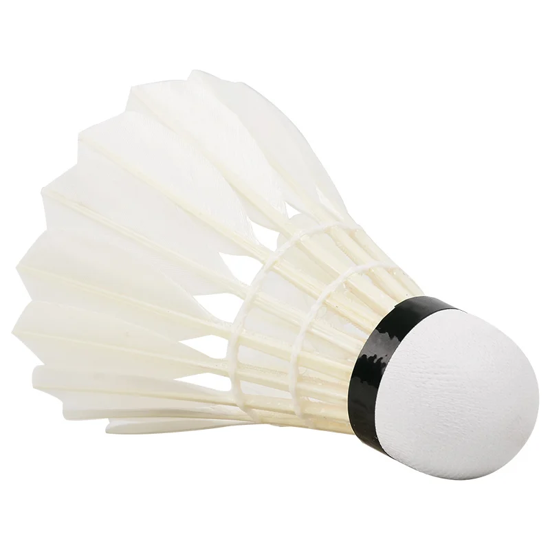 48pcs/tube 4tubes Lining Badminton Shuttlecock G200 Goose Feather Flying Stability Durable Birdies Li-Ning Battledore