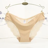 S-2XL!!! Seamless Low-Rise Lace Panties for Women, Breathable Cotton Underwear, Hollow, Splicing, Girls' Sexy Briefs 5