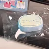 New Sticky Cat Cheese Pinch Toy TPR Cute Squeeze Toy Soft Squishy Pressure Relief Slow Rebound Toy 1