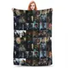 Five Hargreeves Mod Mood Blankets Fleece Super Soft Sofa Throw Blankets For Couch Bedding Travel Throws Bedspread Quilt 1
