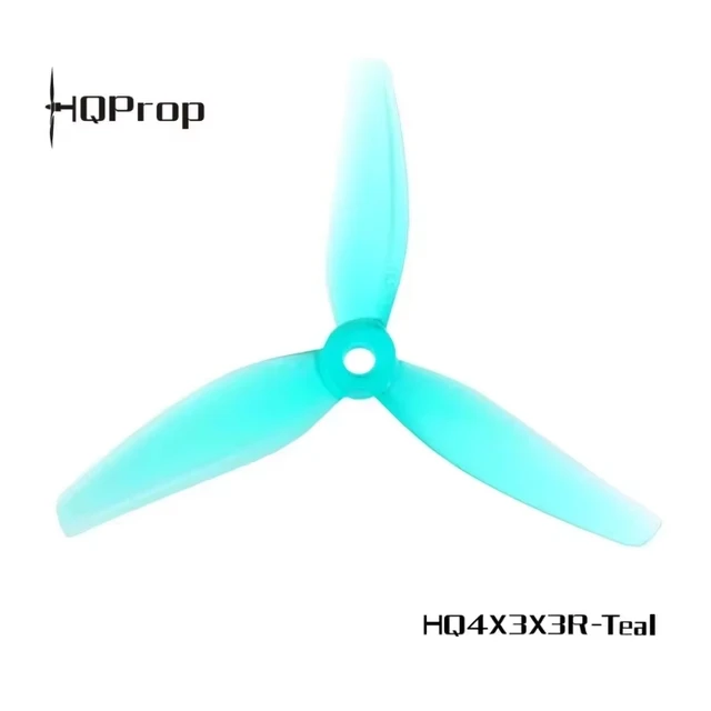 4Pairs HQProp 4X3X3V2 3-Blade Propeller (2CW+2CCW)-Poly Carbonate Freestyle Durable 4 Inch Propeller for FPV Racing RC Drone 6