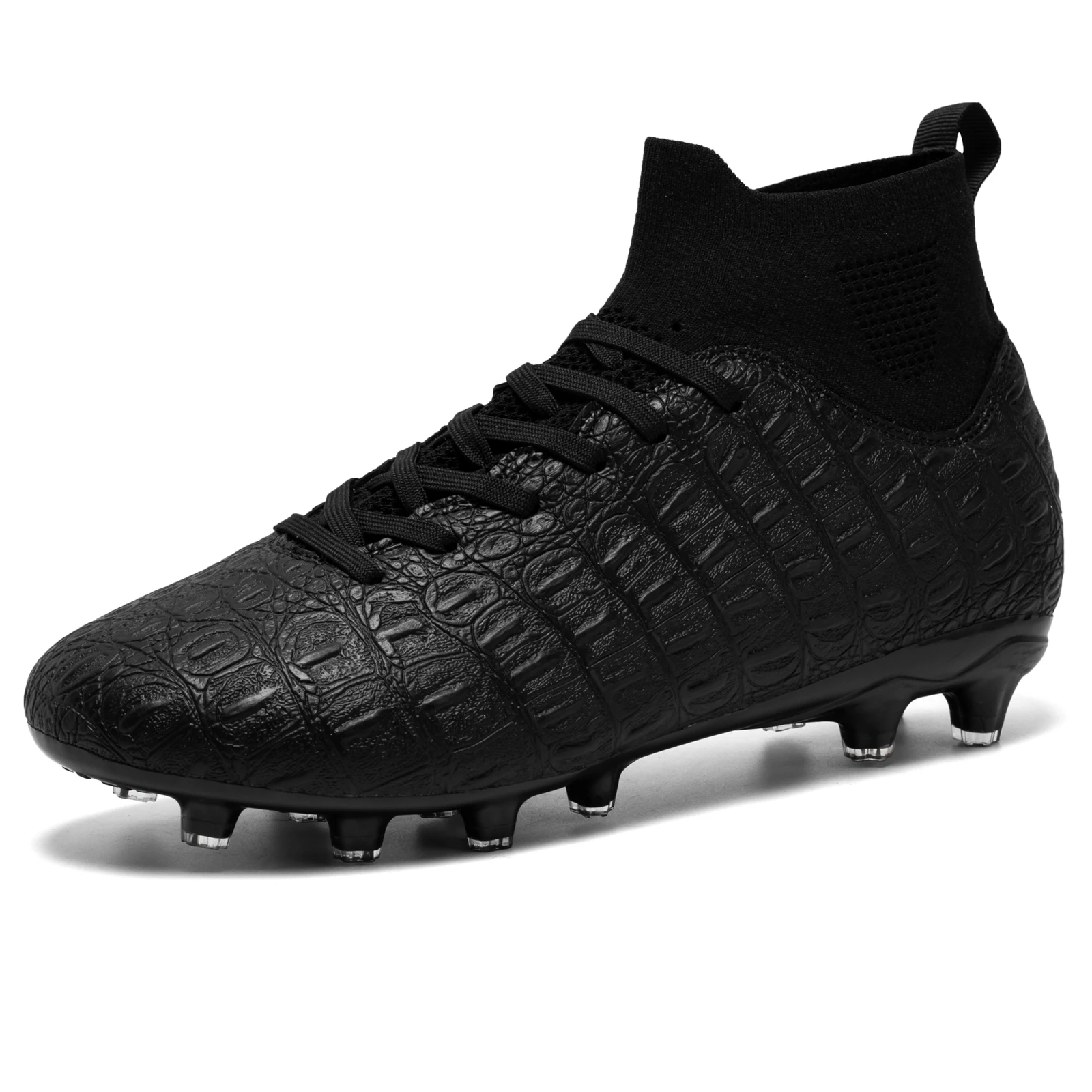 MensSoccerShoesAntiSkidHighTopFootballBootsBoysAG