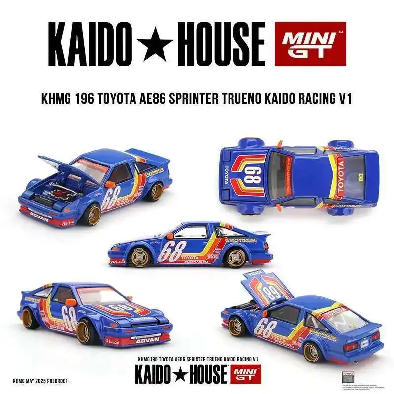 PreSale KHMG 196 1:64 Toyota AE86 Sprinter Trueno Kaido Racing V1
