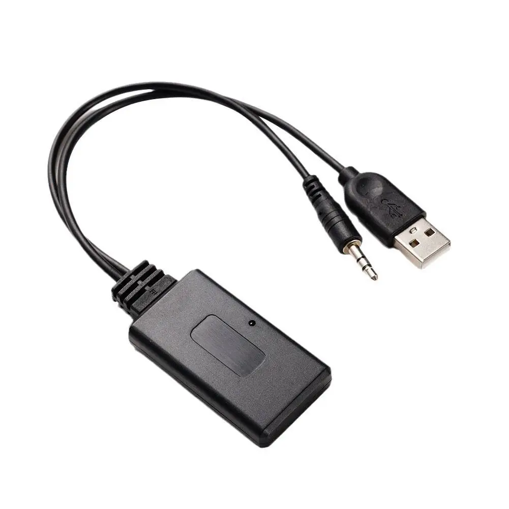 

Универсальный автомобильный беспроводной Bluetooth-совместимый приемник USB 3,5 мм Aux медиа Bluetooth 5,0 музыкальный плеер аудио кабель адаптер для BMW