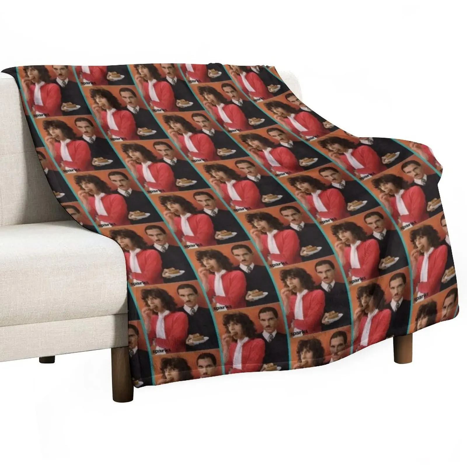 

Sparks band, Sparks brothers , Ron Mael Throw Blanket Polar blanket Blanket Luxury Winter bed blankets fluffy blanket